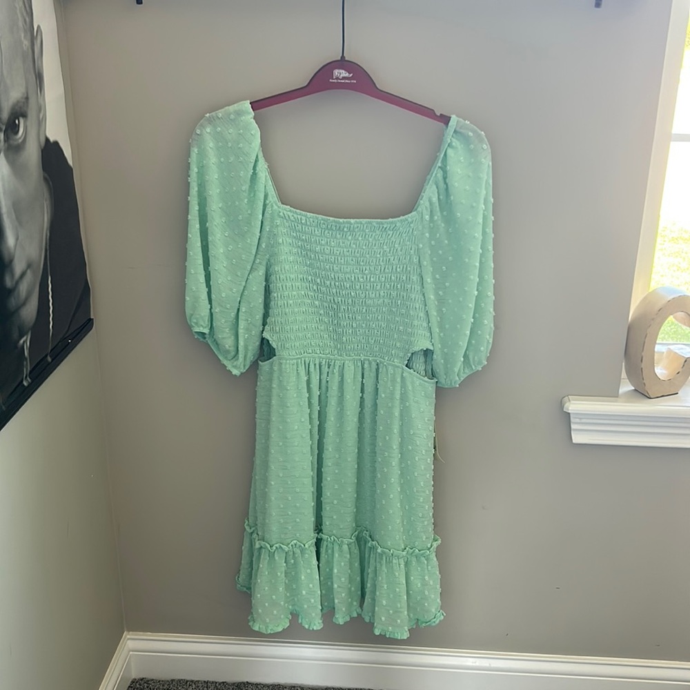 Love To Be Spoiled Mint Green/ Teal Dress
